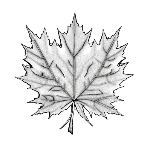 Canadian Maple Leaf With Scottish Thistle Inside