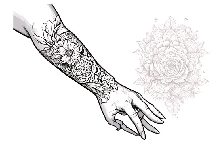 Medium Sized Inner Forearm