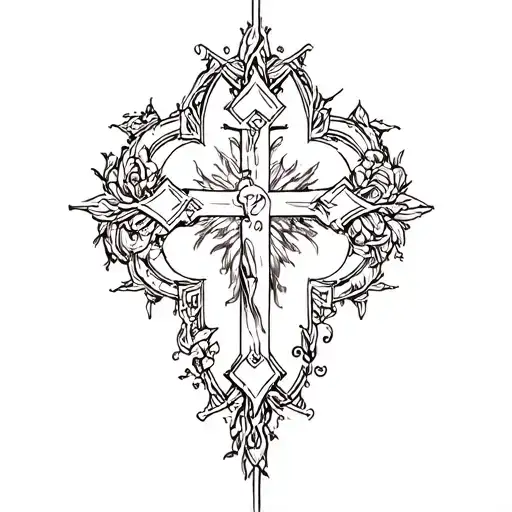Catholic Tattoo Design