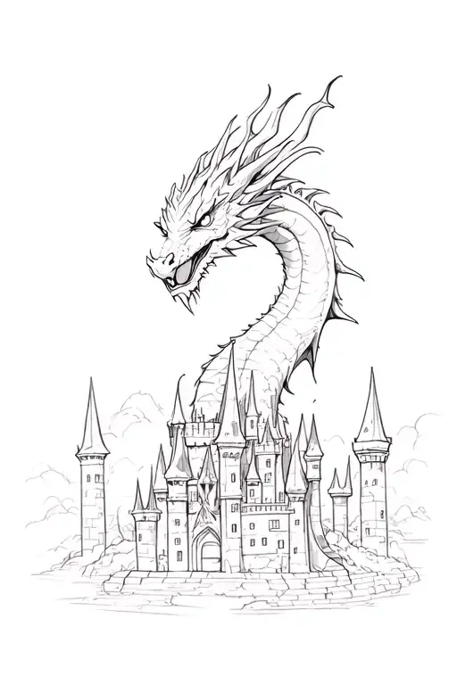 The Dragon Around The Castle