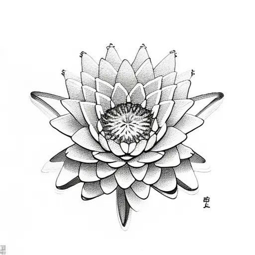 Water Lily And Larkspur Shaping The Leo Astrology Symbol