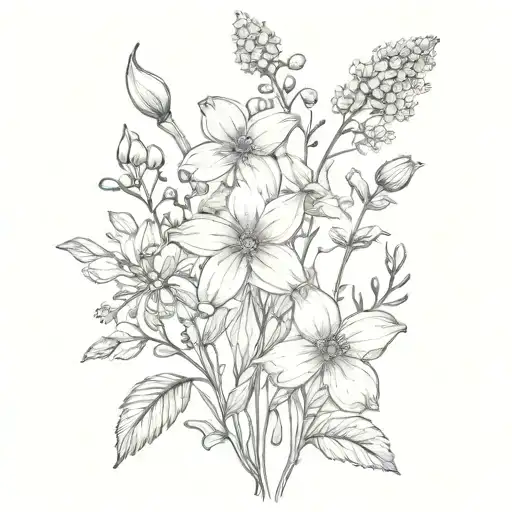 Wildflowers Intertwined