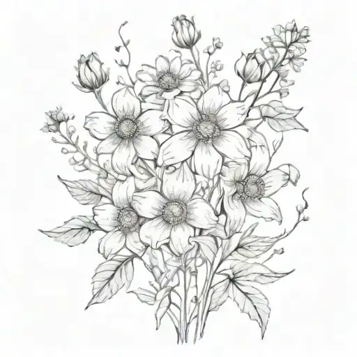 Wildflowers Intertwined