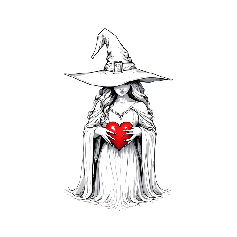 Witch Holding A Heart