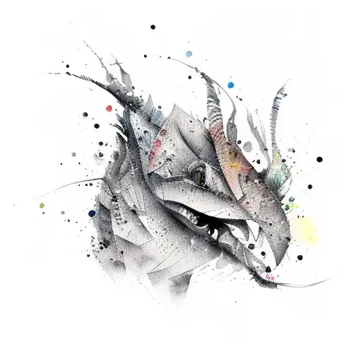 Abstract Watercolor Beush Stroke