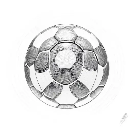 Soccer Ball Morphing Into A Music Note