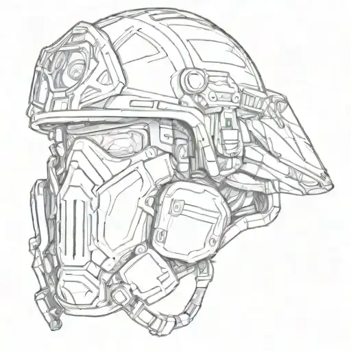 Fire Helmet And Bulletproof Vest