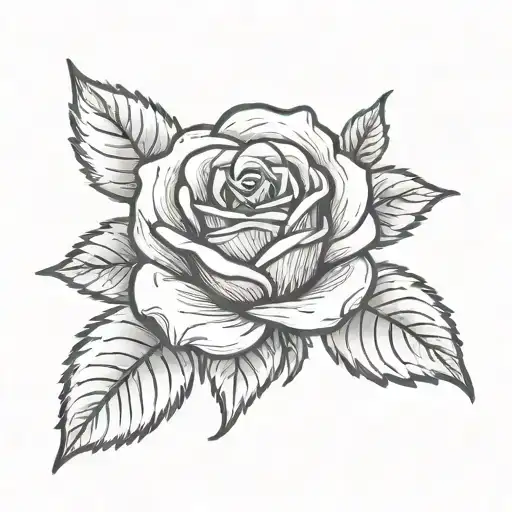 American Traditional Rose Small