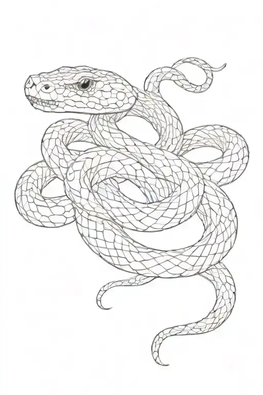 Snake Wrapped Loosely