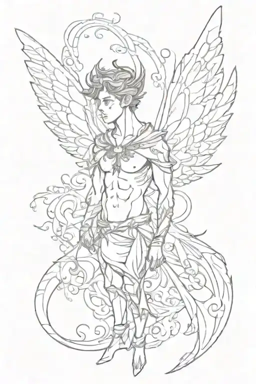 Male Fairy With Wings And Pointy Ears