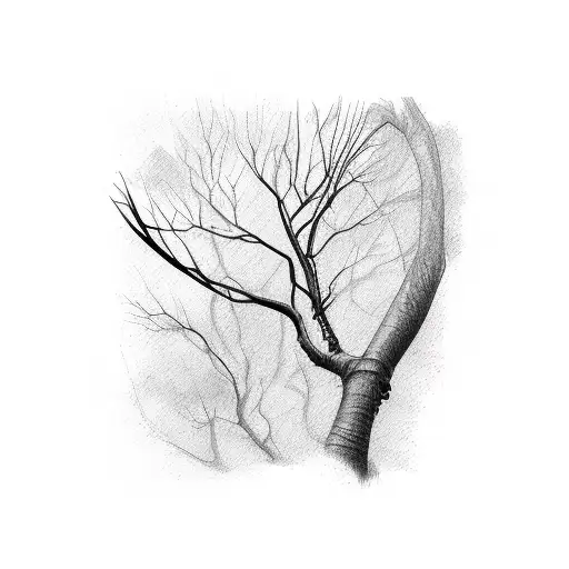 Tree Branches On Collarbone