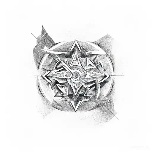 Abstract Symbol Of Power And Symbol Of Piece