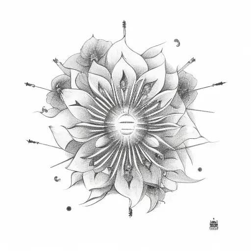 Lalitha Devi With Four Hands With A Sugarcane Bow On One Hand And Flower Arrow On Other Hand