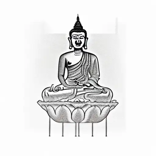 Buddha And 49 And Bulldog And Computer