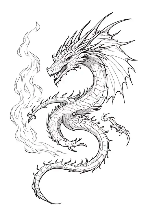 Dragon Breathing Fire