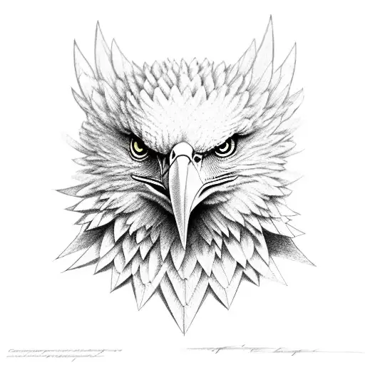 Eagle Design With The Upper Body