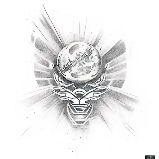 Create A Tattoo Design That Symbolizes The Client's Love For Travel And Bodybuilding Tattoo