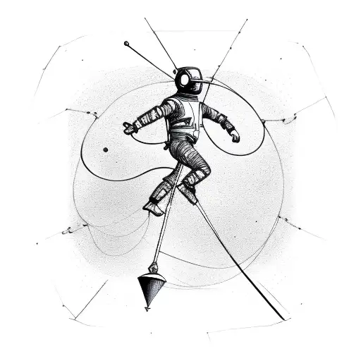 Tightrope Walker And Space Geometry