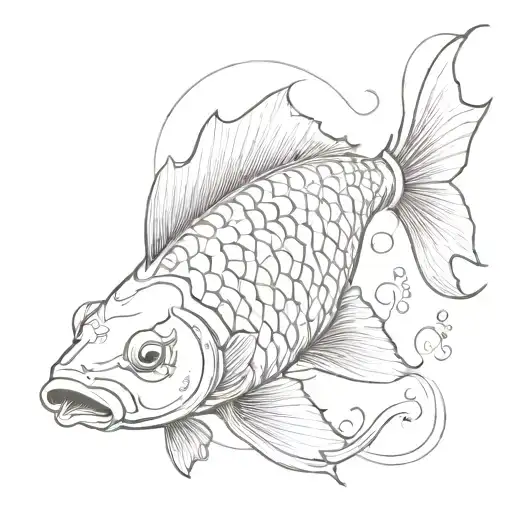 Golden Fish In Armor