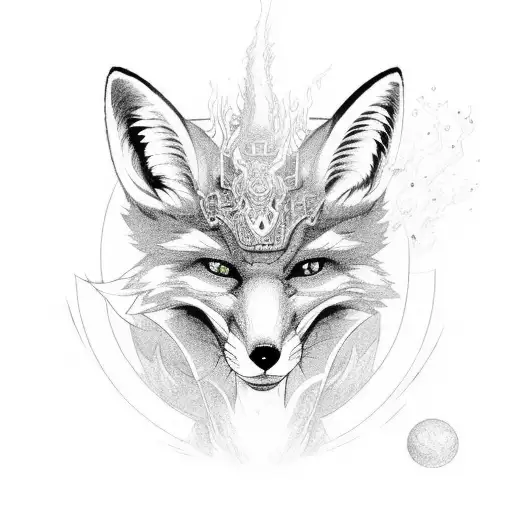 A Fox Playing Handball With A Dragon In A Video Game Setting