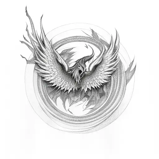 Phoenix From Northern Mythology