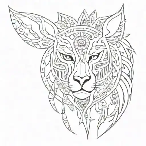 Tribal Inspired Design And Animal Inspired