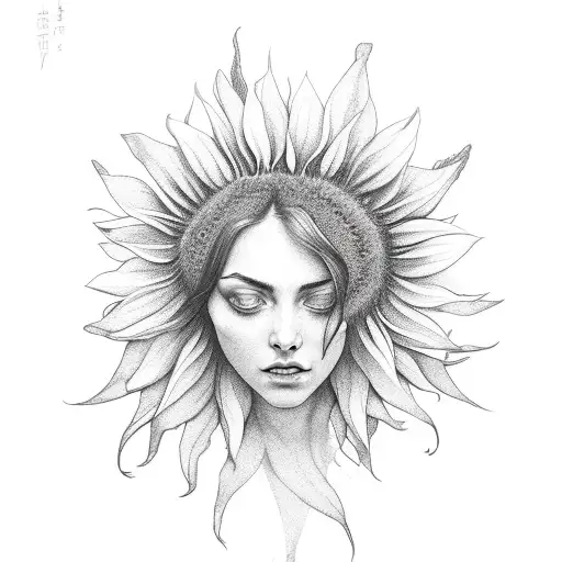 Sunflower Woman