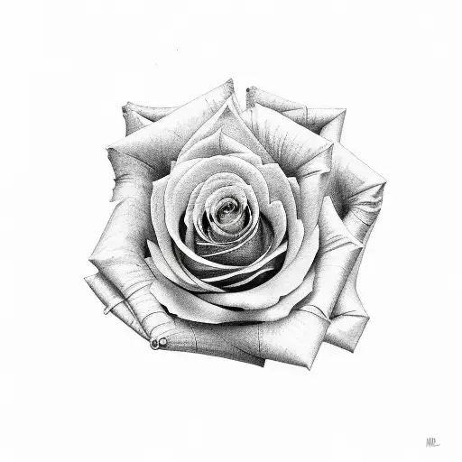 Rose With The Word Maddison