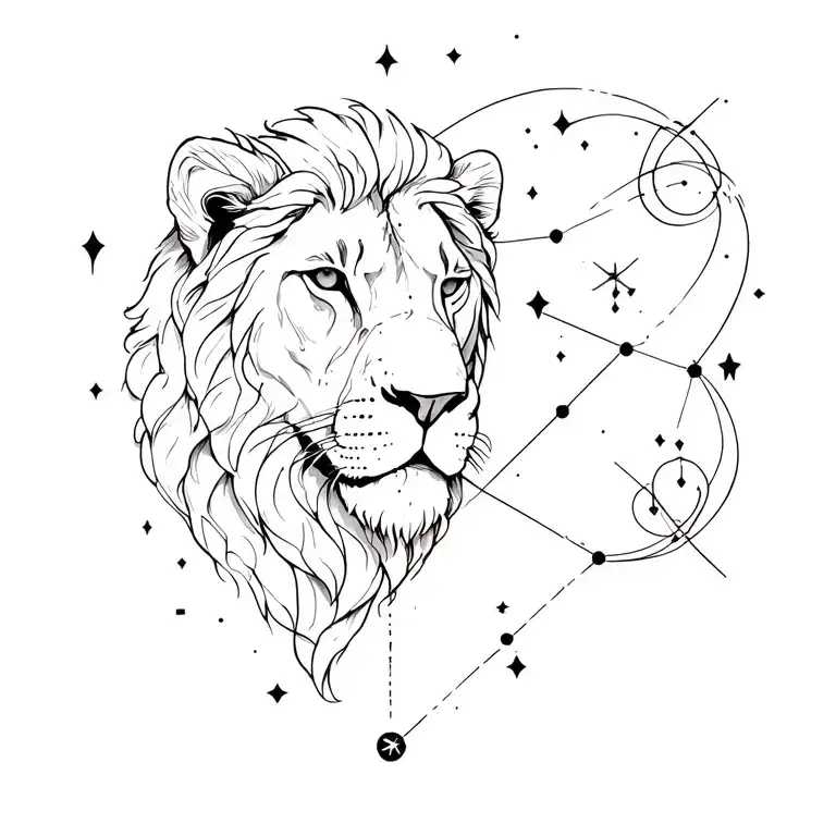 Leo And Aquarius Constellation