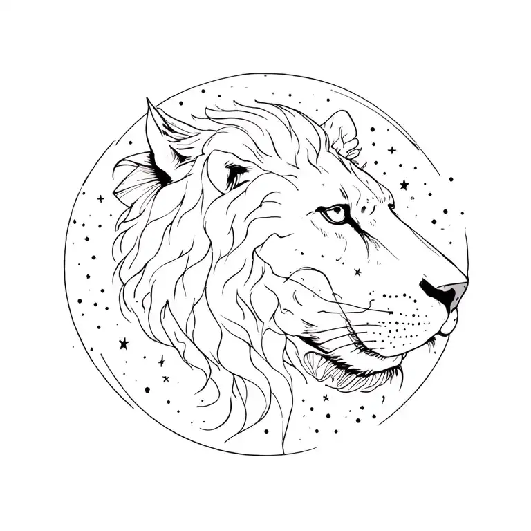 Leo And Aquarius Constellation