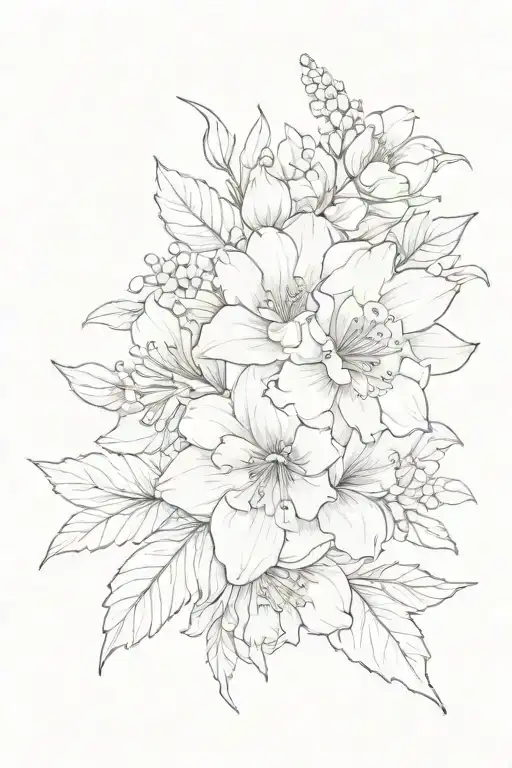 October And December Birth Flower