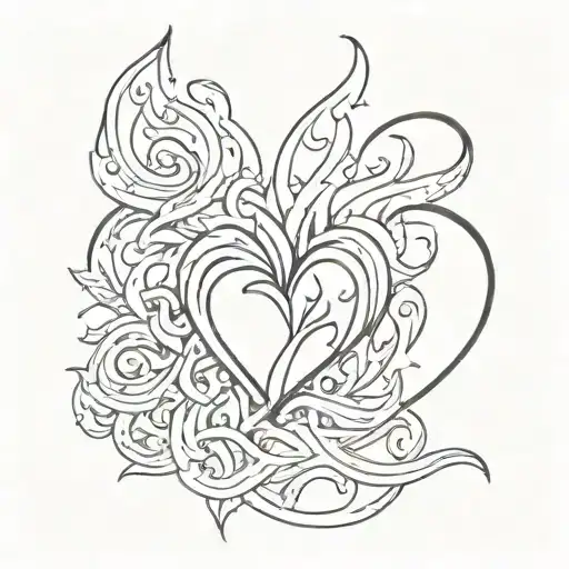 Simple Fire And Love Symbol