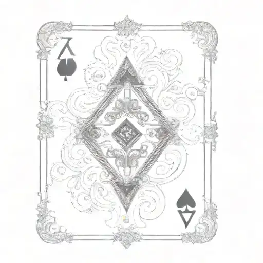 7 Of Spades 2 Of Diamonds Playing Card Featuring Symbols