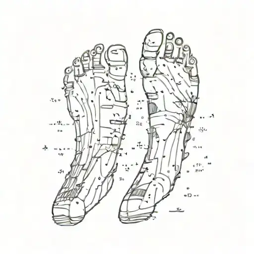 Kids Foot Prints Slowly Fading