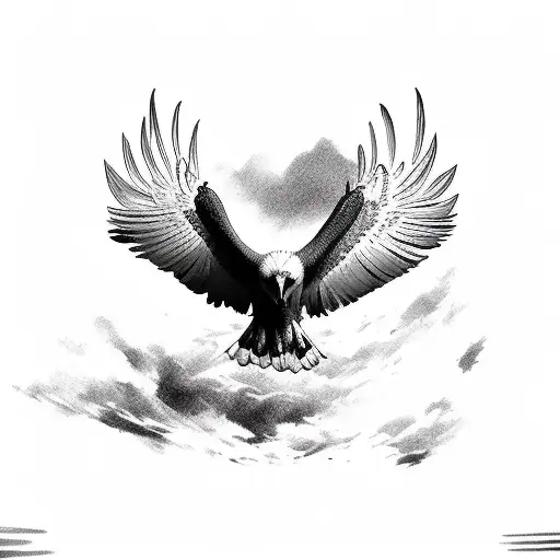 Flying Eagle Front View