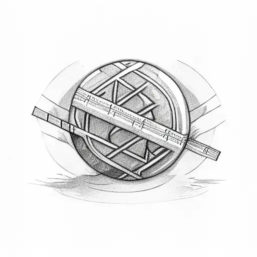 Owen In Ogham With Golf Ball