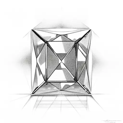 Light Reflecting Off A Diamond