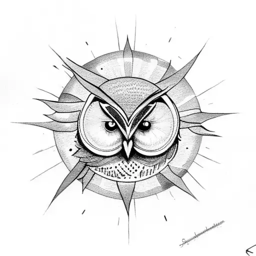 Owl Sun Sunshine Magic