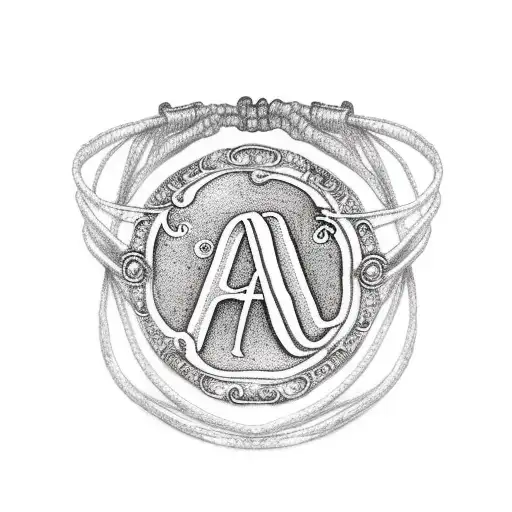 Bracelet With The Word Nana On It