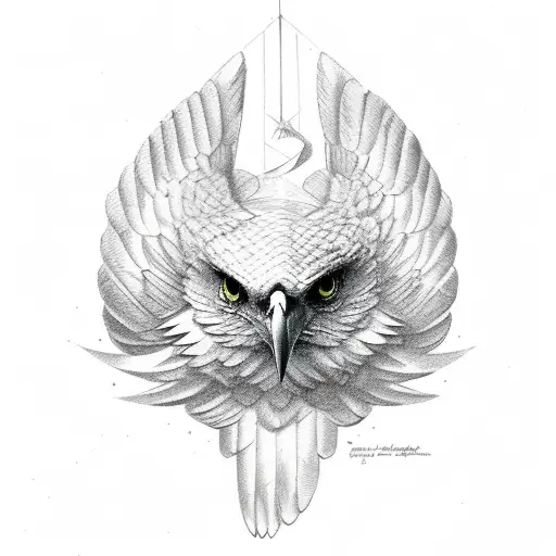 Flying Eagle Front View