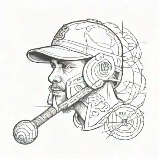 Baby Face Tattoo Inspired Beisbol