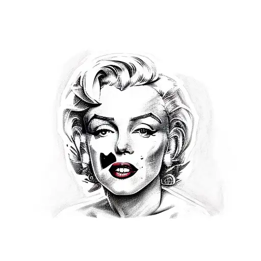 Marilyn Monroe As The Grim Reaper