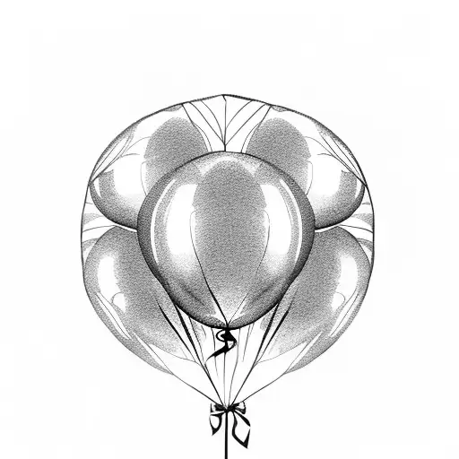 Foil Balloon Number 3 Black