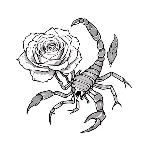 A Scorpion And A Rose