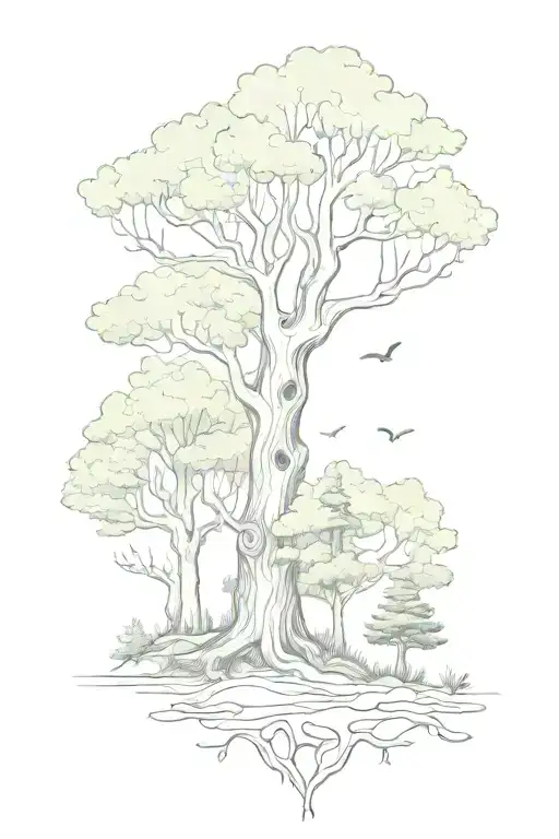 Forest And Family Tree