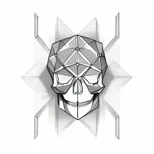 Diamond Shaped Skull