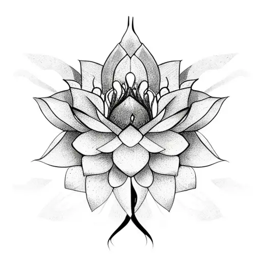 Lotus With Cross