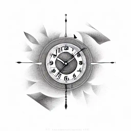 A Clock With A Date About Death