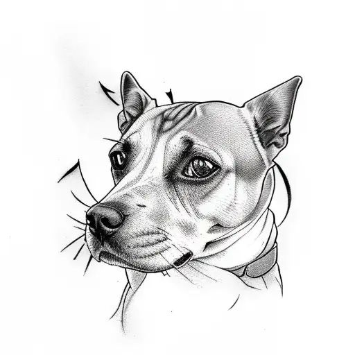 Back Tattoo A Man Smoking And A Dog