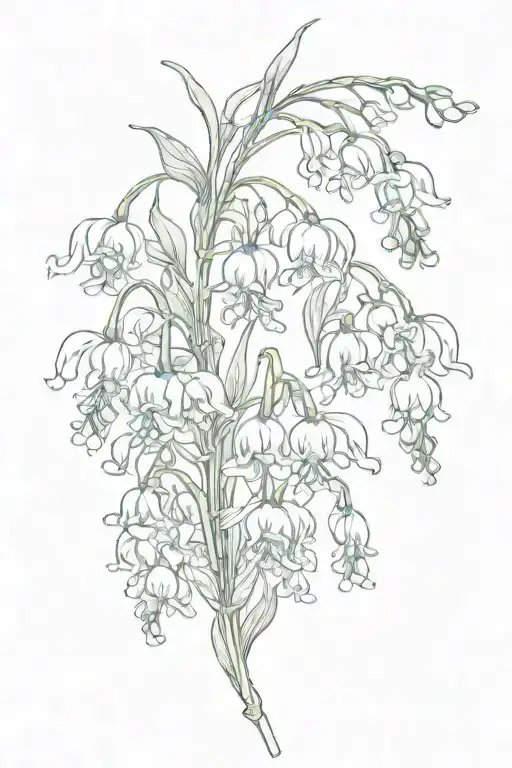 Drooping Lily Of The Valley